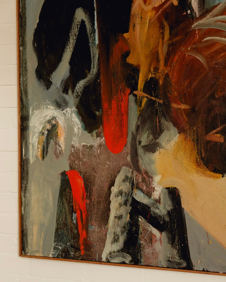 Abstract Blues and Reds