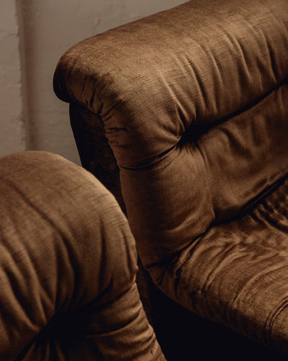 Pair Italian Modular Armchairs