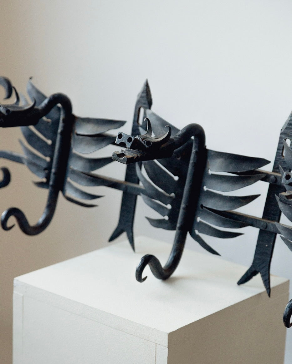 Wrought Iron Dragon Hooks