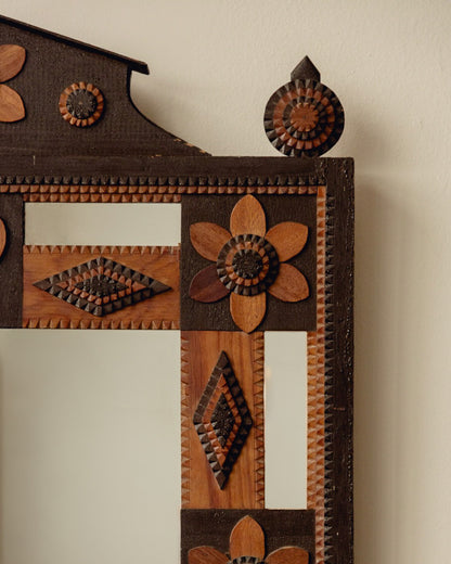 Swedish Tramp Art Mirror