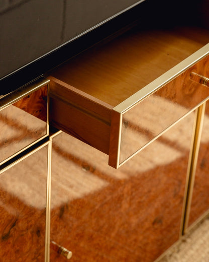 Burl Walnut Sideboard