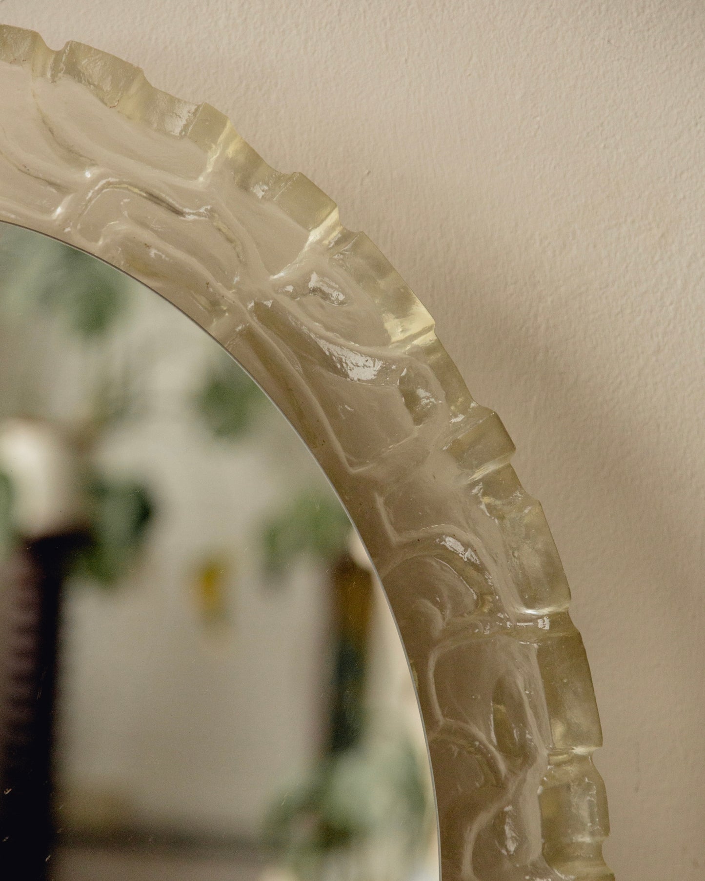 Oval Mid Century Backlit Mirror