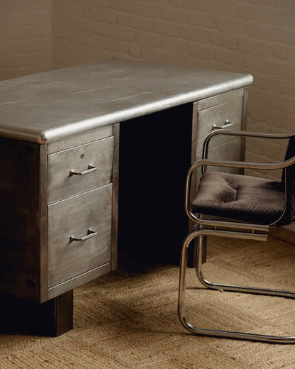 Steel Pedestal Desk