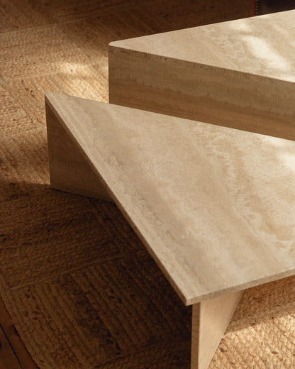 Travertine Up & Up Coffee Table