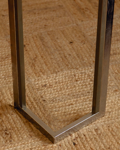 Burl Console Table Attributed to Guy Lefèvre for Maison Jansen