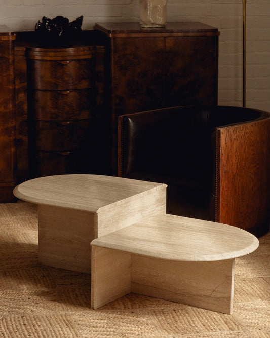 Travertine Up & Up Coffee Table