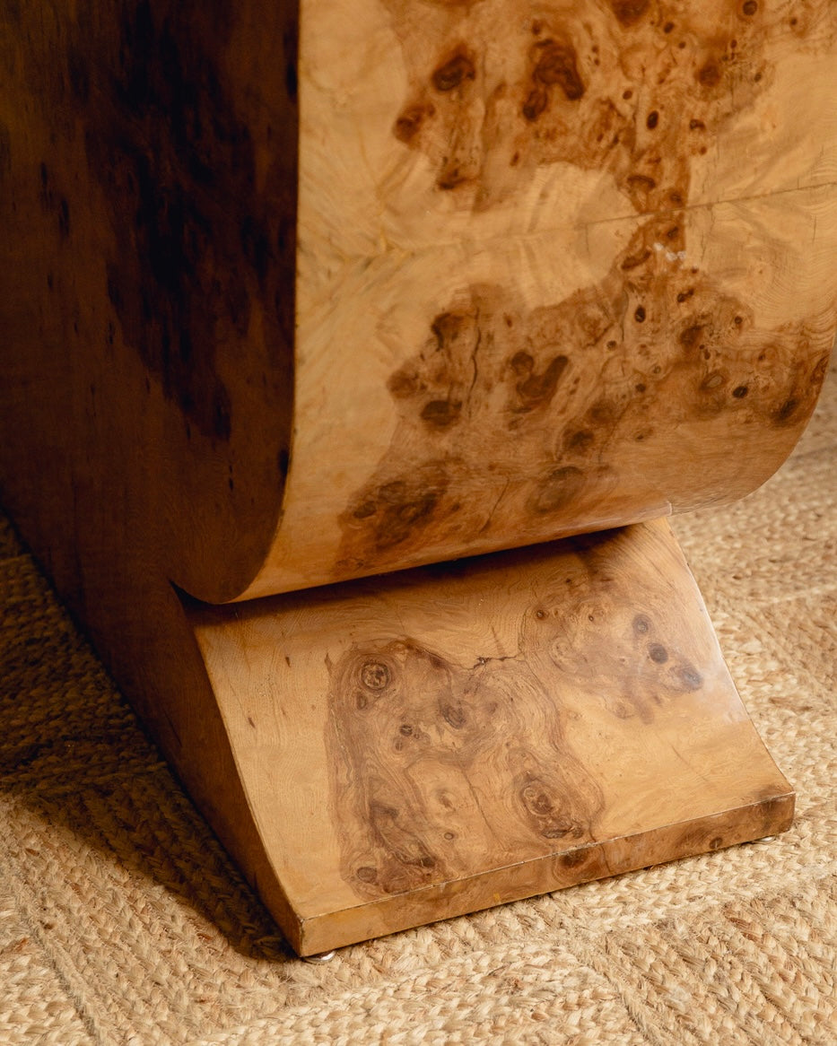 Burl Art Deco Cabinet