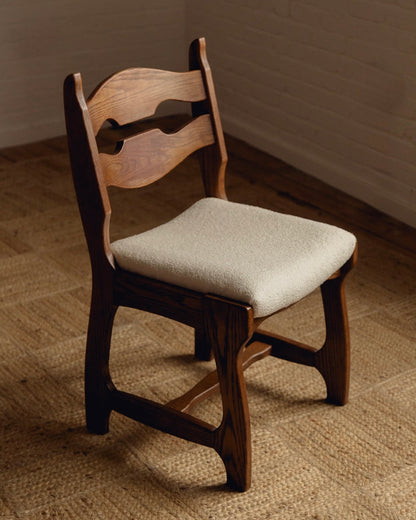 Guillerme & Chambron Razor Back Dining Chairs