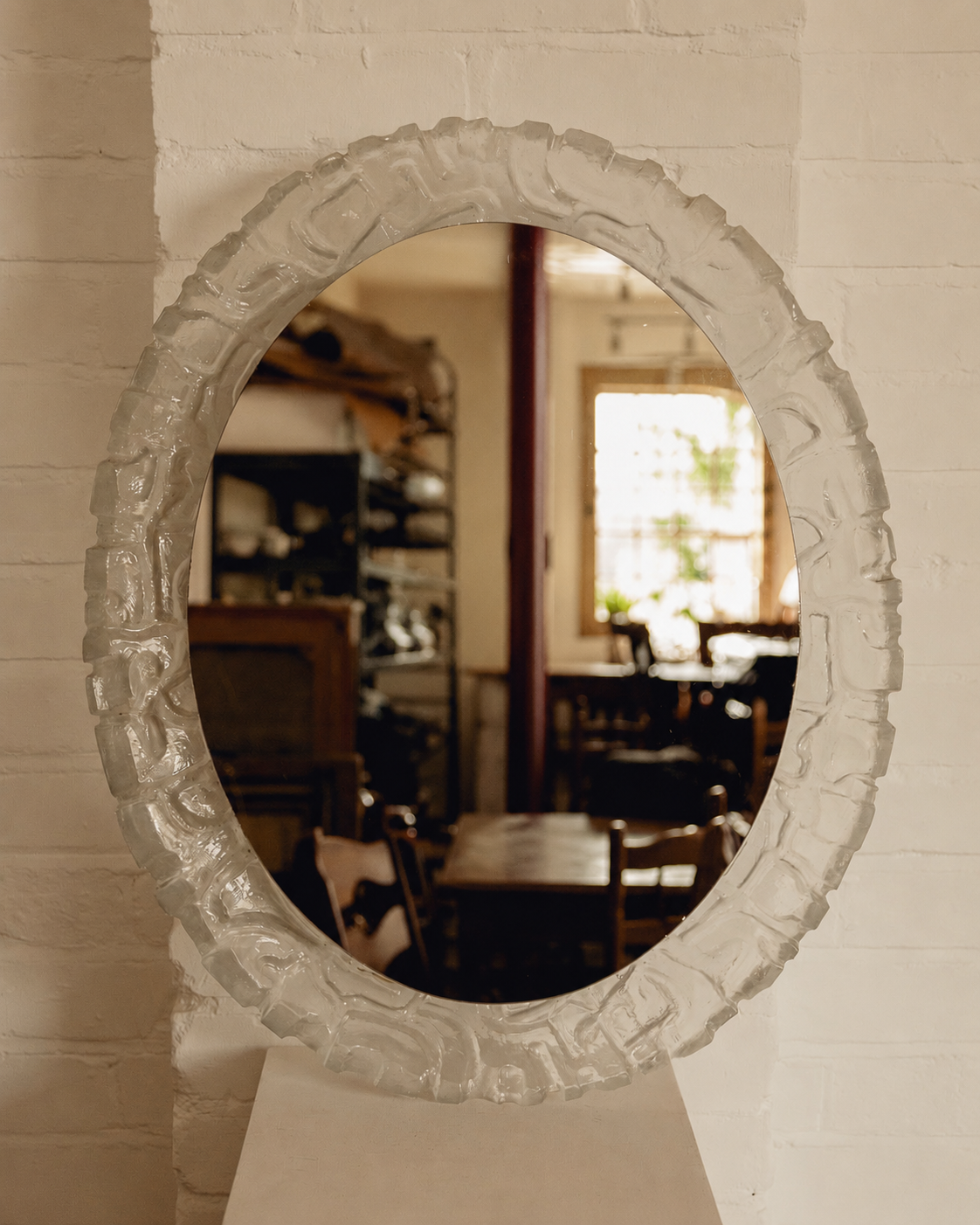 Mid Century Backlit Mirror
