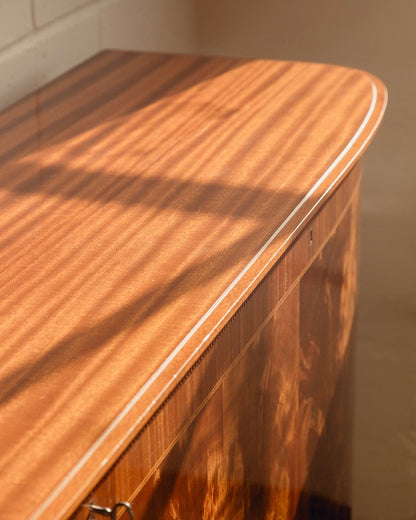 Scandinavian Flame Mahogany Sideboard