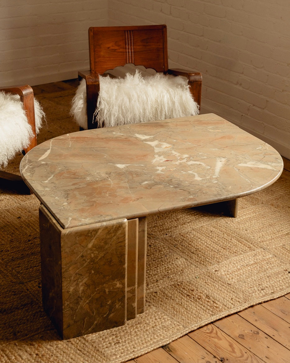 Blush Marble Coffee Table
