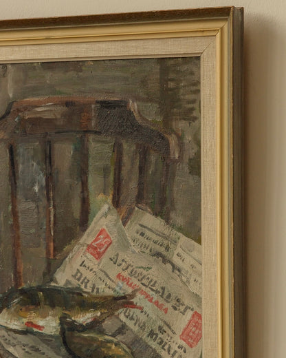 Fish And Newspaper