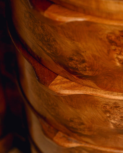 Art Deco Burl Walnut Sideboard
