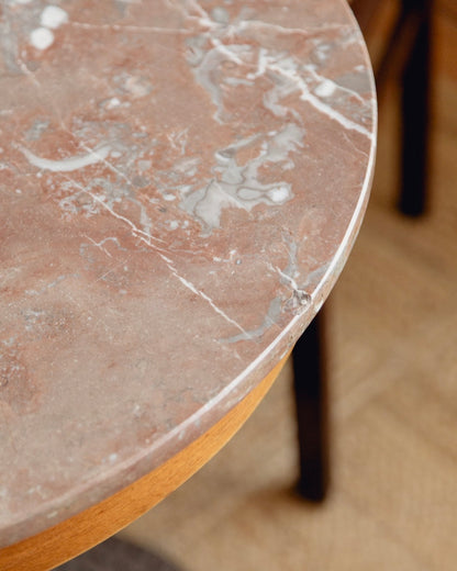 French Marble Bistro Table