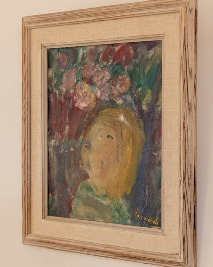 Girl Under The Apple Tree