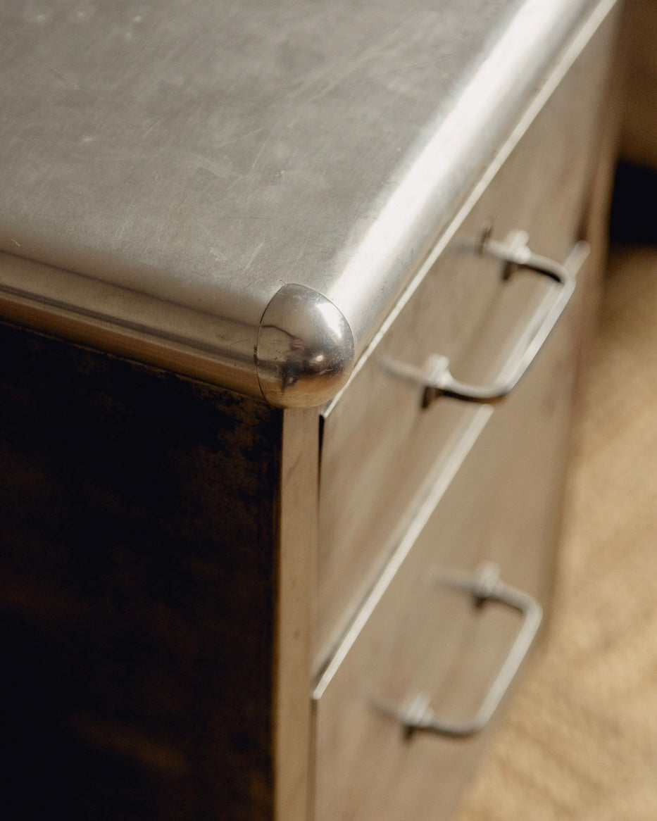 Steel Pedestal Desk