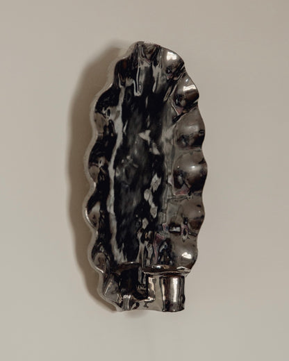 The Ortigia Sconce - 24 Karat Platinum Glaze