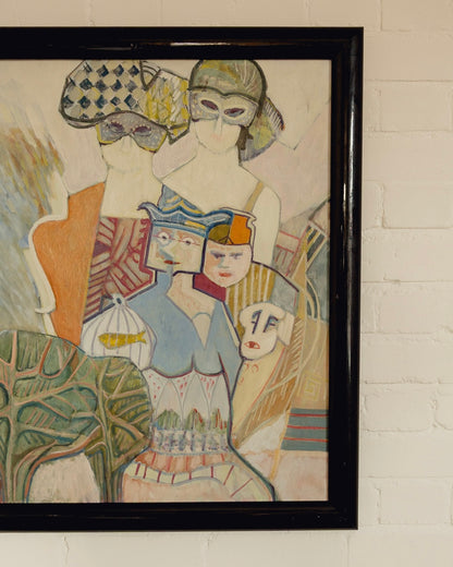Cubist Party Scene