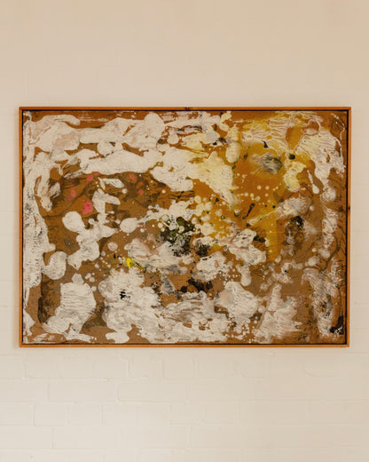 Abstract Ochre and Pink