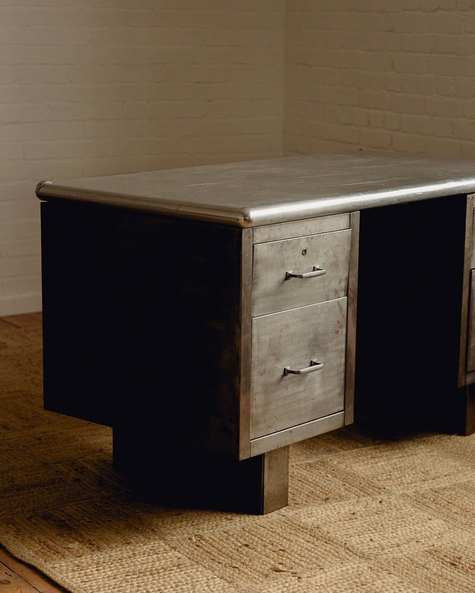 Steel Pedestal Desk