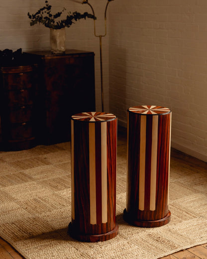 Pair of Art Deco Revival Pedestals