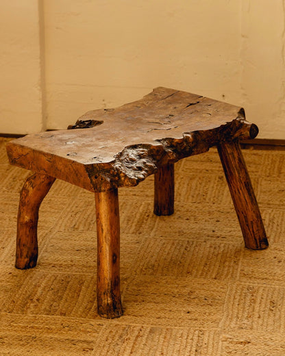 Brutalist Live Edge Coffee Table