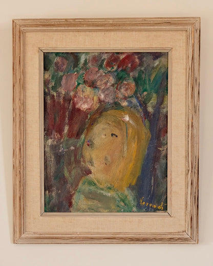 Girl Under The Apple Tree