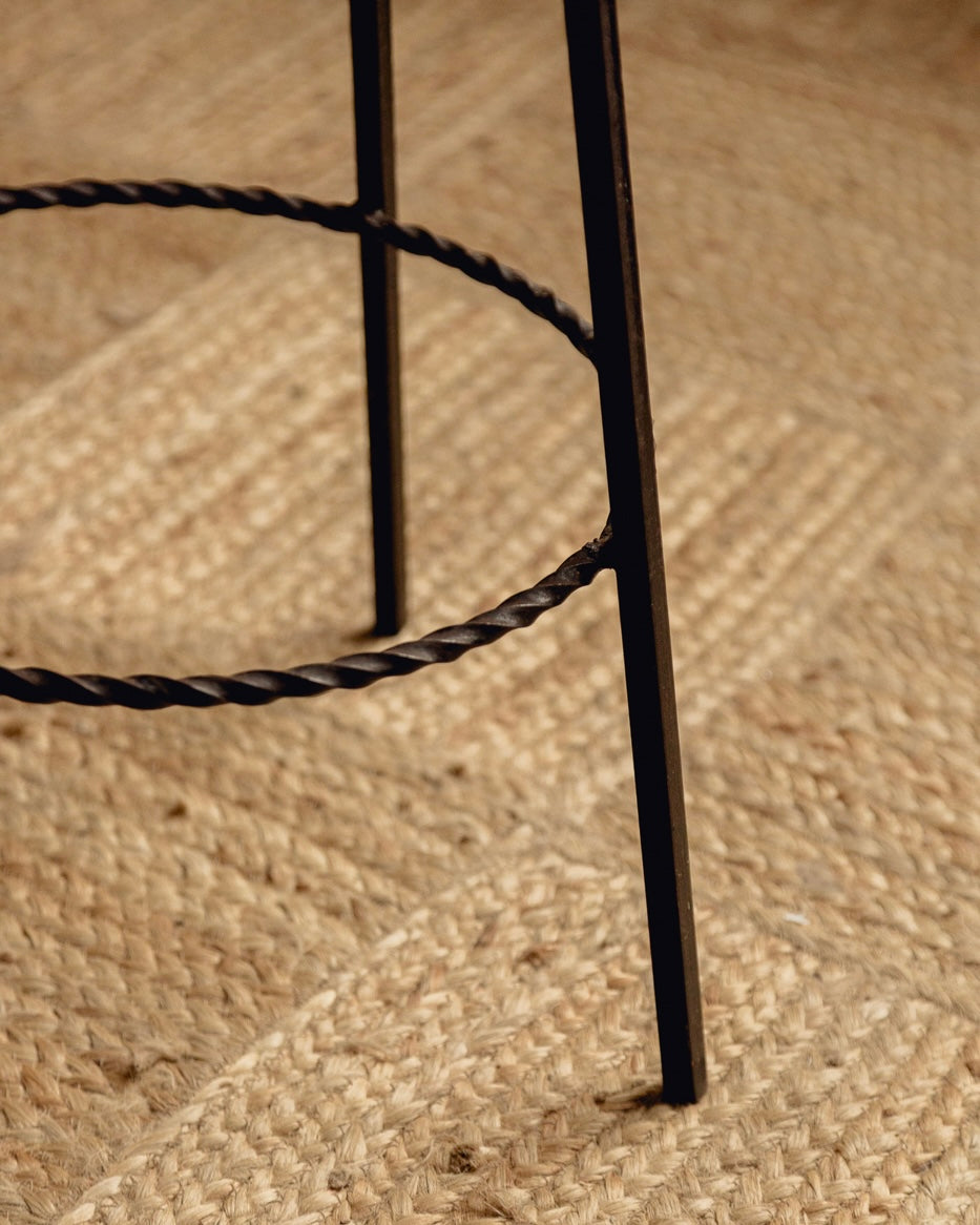 ON HOLD - French Wrought Iron Stools