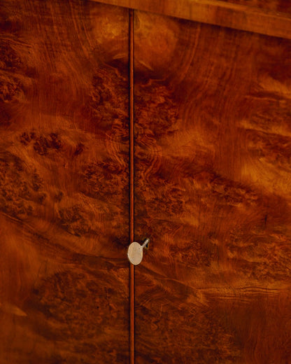 Art Deco Burl Walnut Sideboard