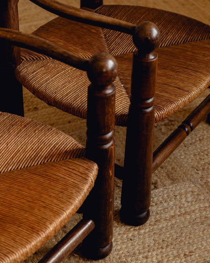 Low Rush Side Armchairs by Charles Dudouyt