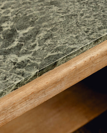 Green Marble Top Console
