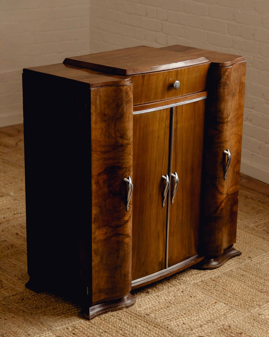 Art Deco French Cocktail Cabinet