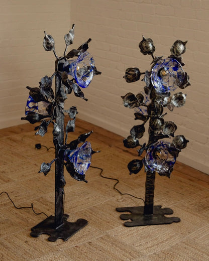 1970s Italian Brutalist Murano Floor Lamps - Priced Individually