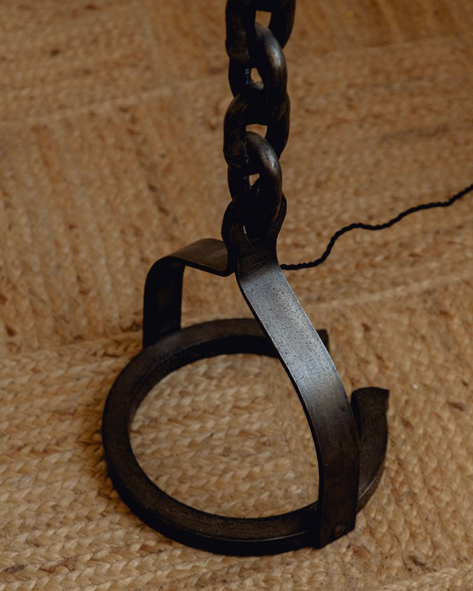 Brutalist Chain Floor Lamp