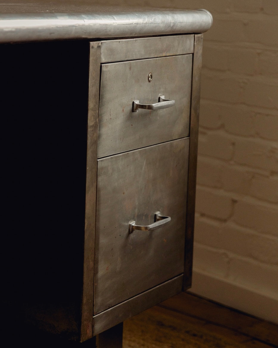Steel Pedestal Desk