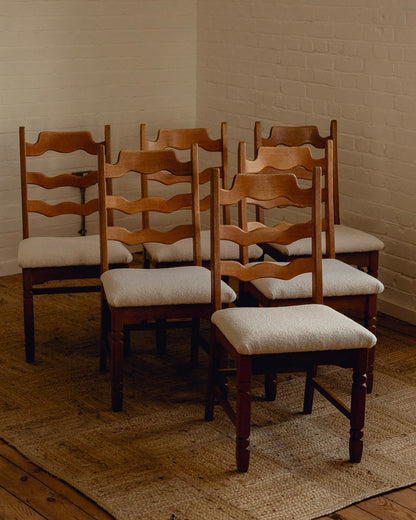 Danish Razor Back Dining Chairs