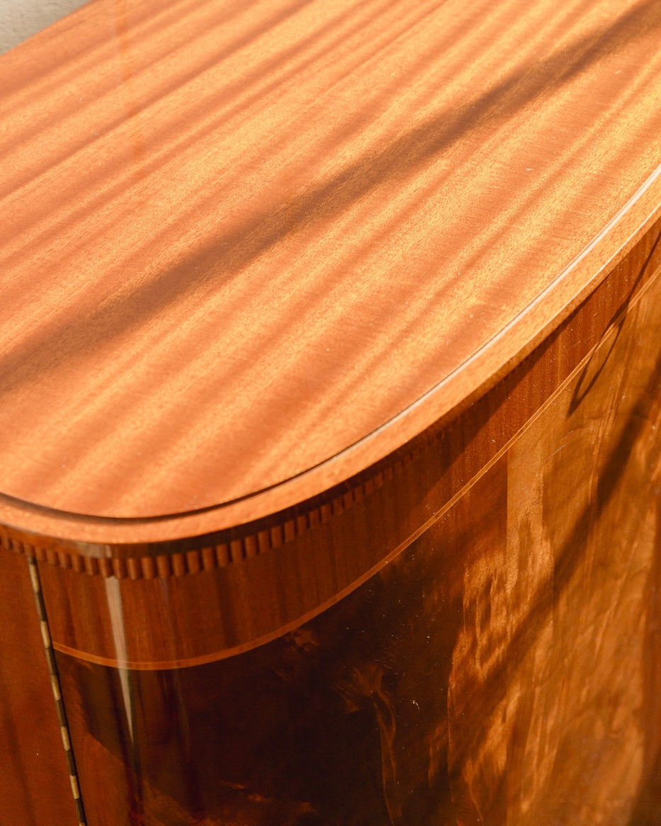 Scandinavian Flame Mahogany Sideboard