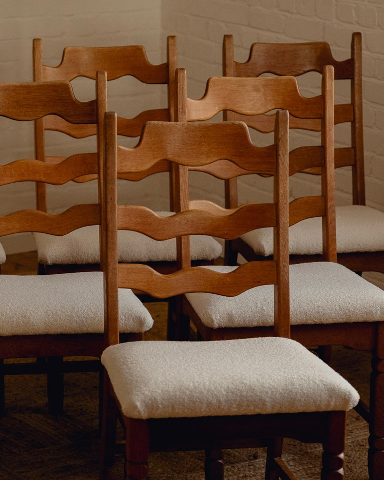 Danish Razor Back Dining Chairs
