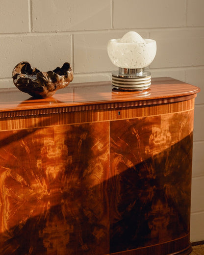 Scandinavian Flame Mahogany Sideboard