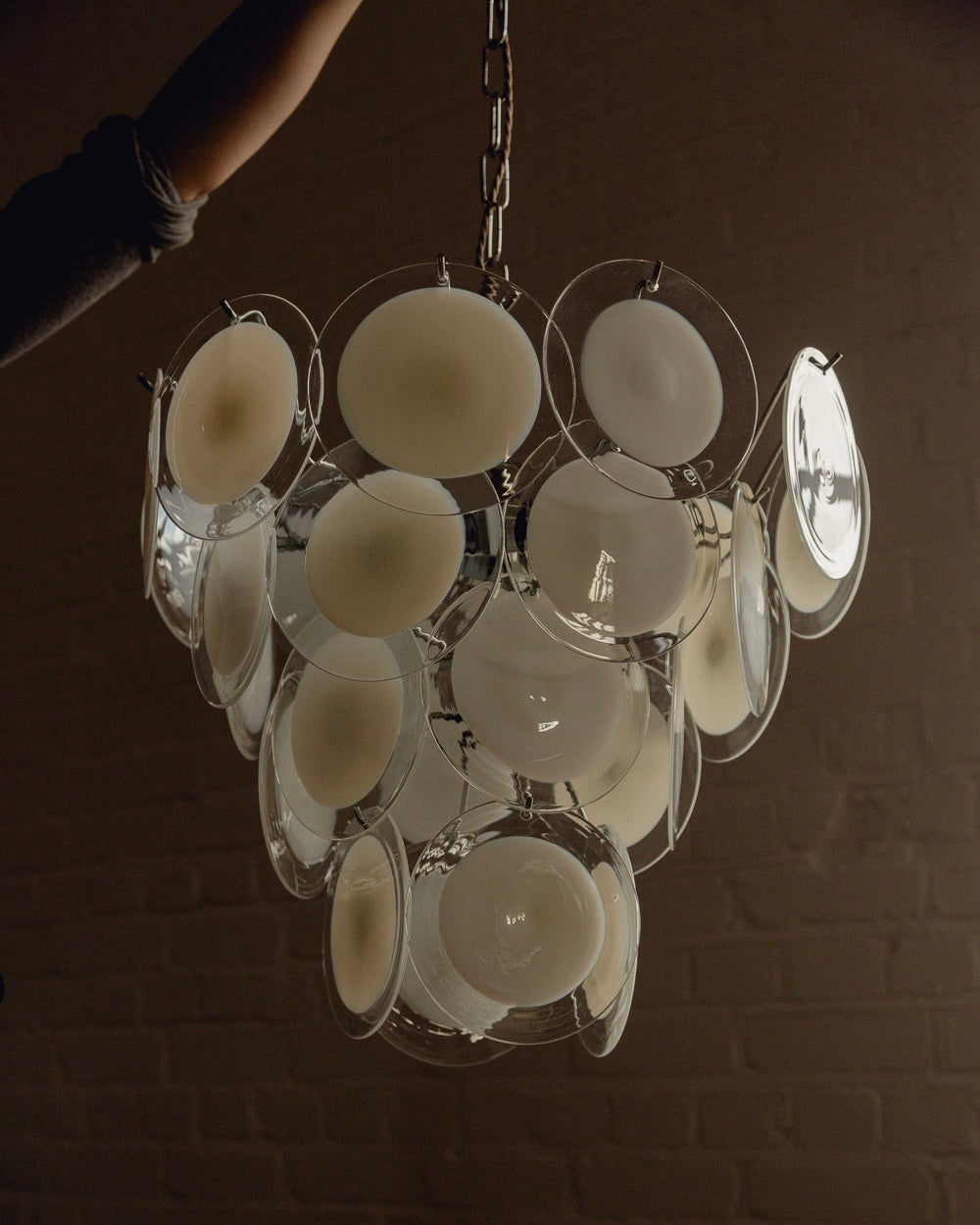 Luciano Vistosi Murano Chandelier