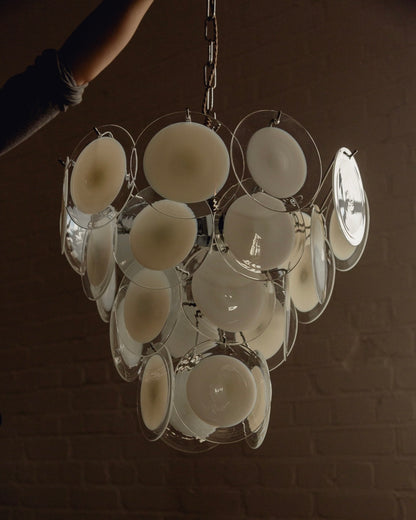 Luciano Vistosi Murano Chandelier