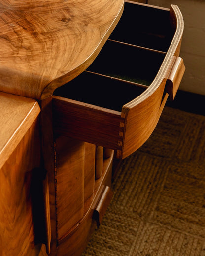 Burl Art Deco Sideboard