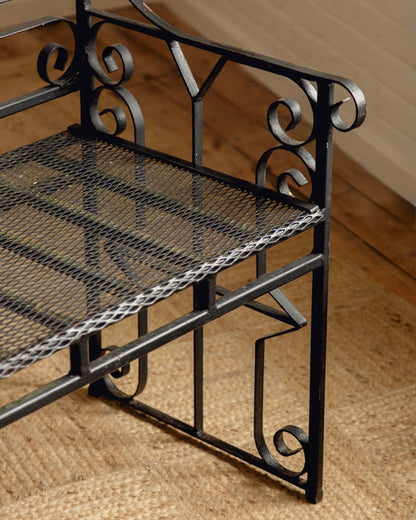 Wrought Iron Bench