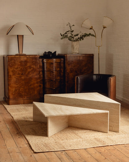 Travertine Up & Up Coffee Table