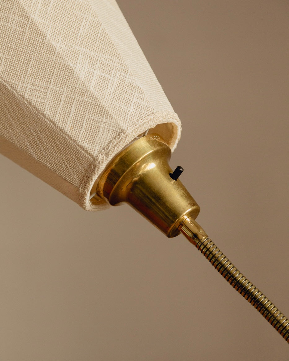 Swedish Brass Floor Lamp