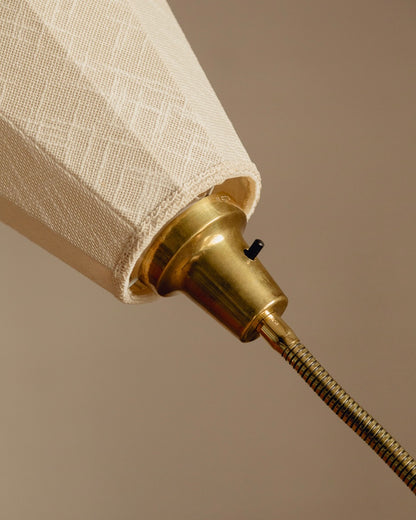 Swedish Brass Floor Lamp