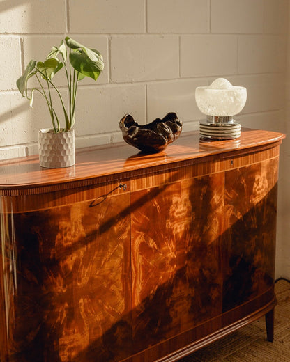 Scandinavian Flame Mahogany Sideboard