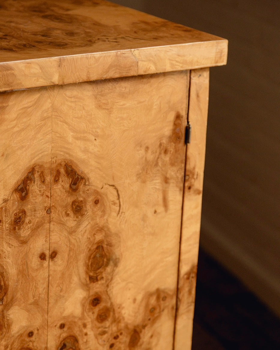 Burl Art Deco Cabinet