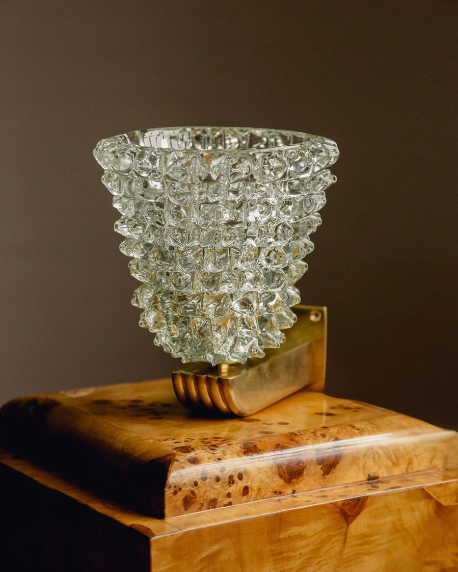 Pair of Barovier & Toso Murano Wall Lights