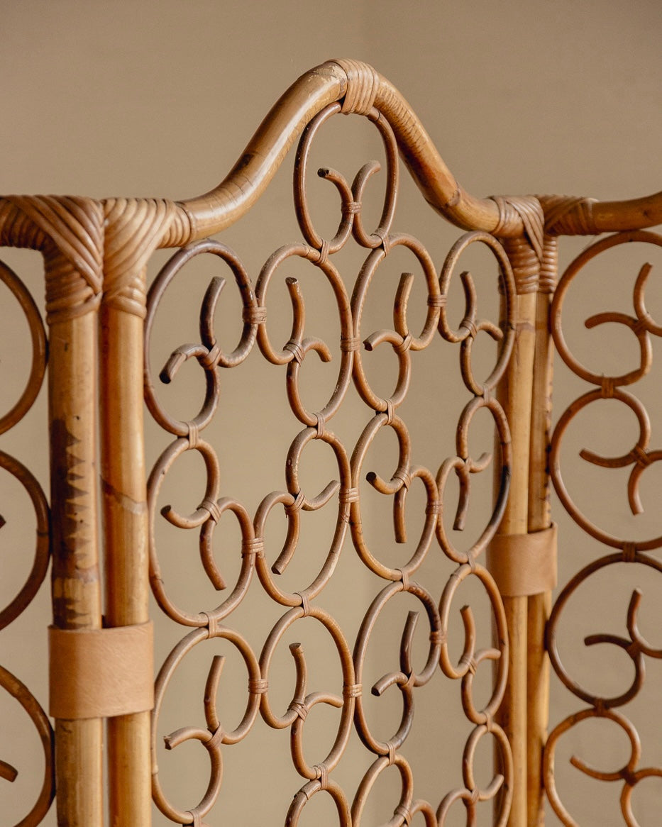 Bamboo Folding Screen